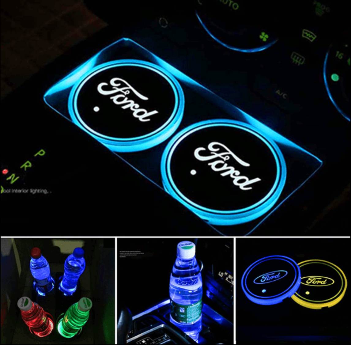 Discos de luz ambiente personalizados para interior